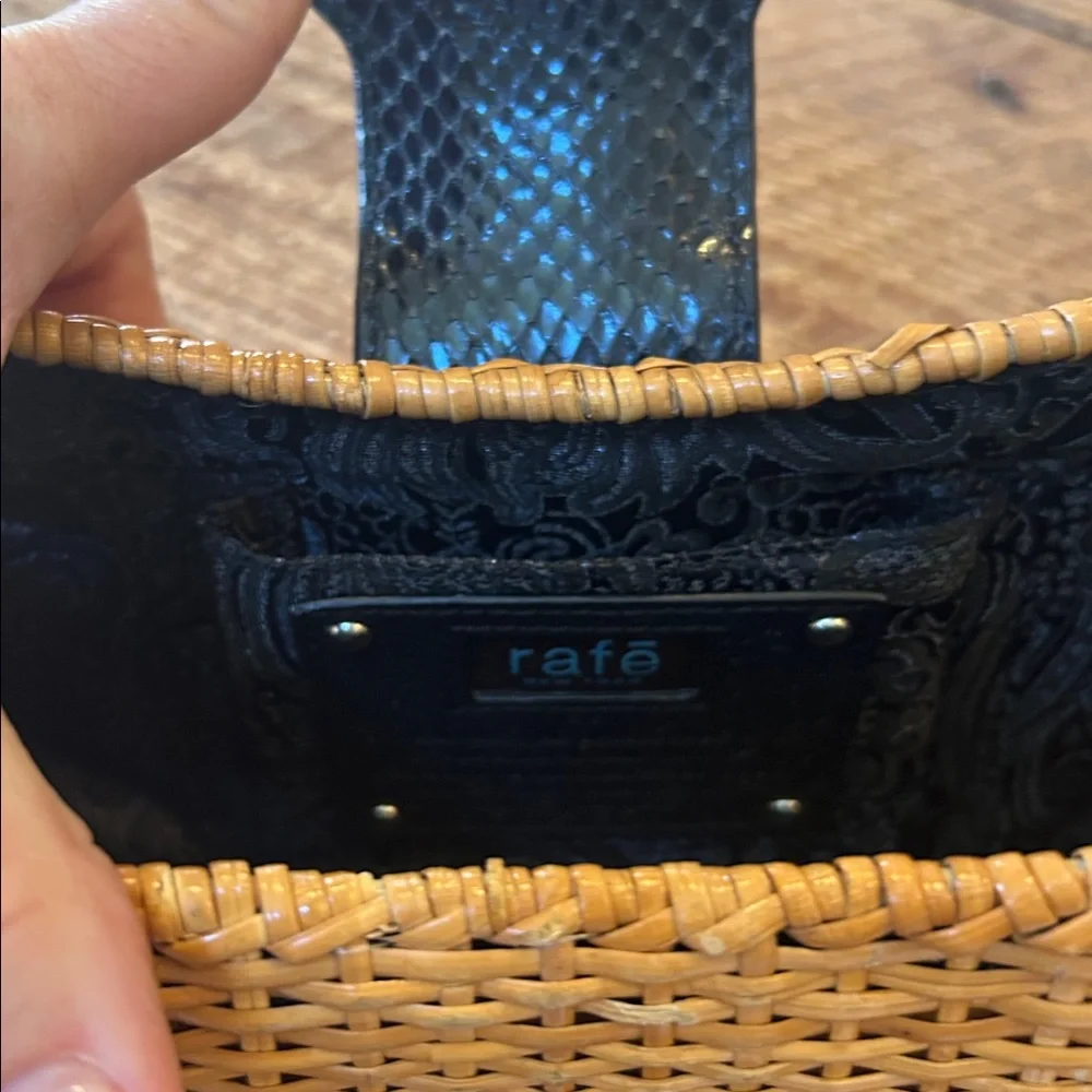 Rafe Straw Shoulder Bag